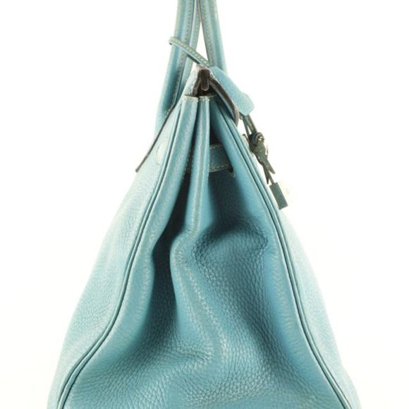 Hermès Blue Jean Togo Leather Birkin 35 PHW 6H1028 - Picture 10 of 12